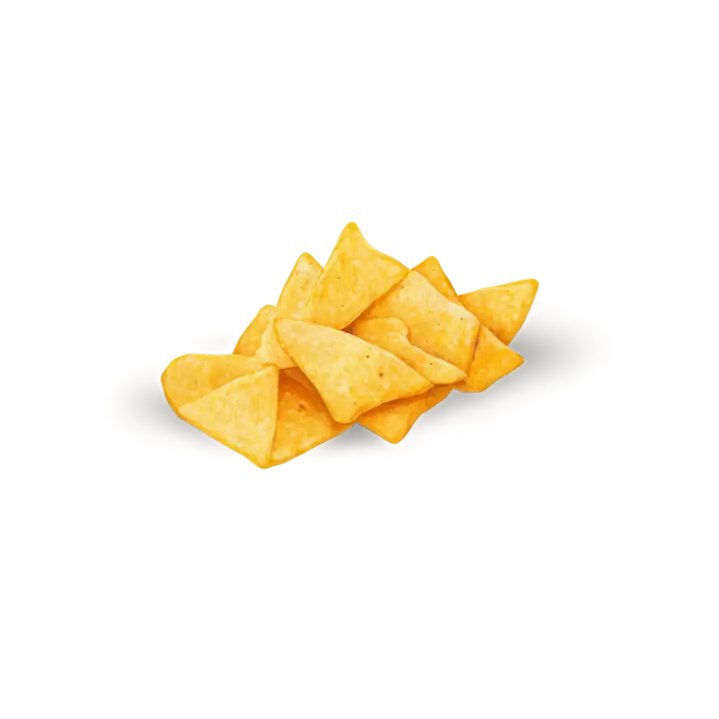 cartoon style chips packaging