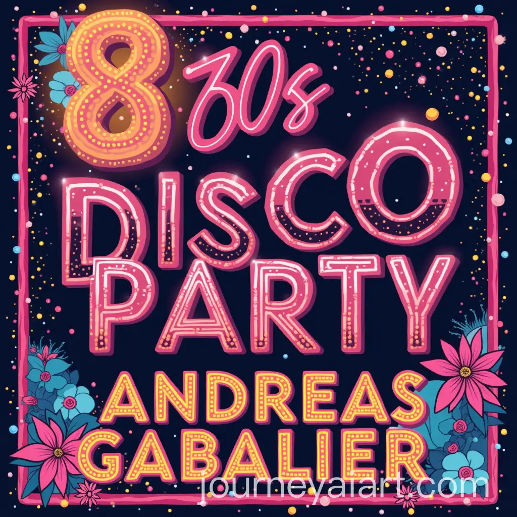 Poster-for-80s-Disco-Party-Featuring-Andreas-Gabalier
