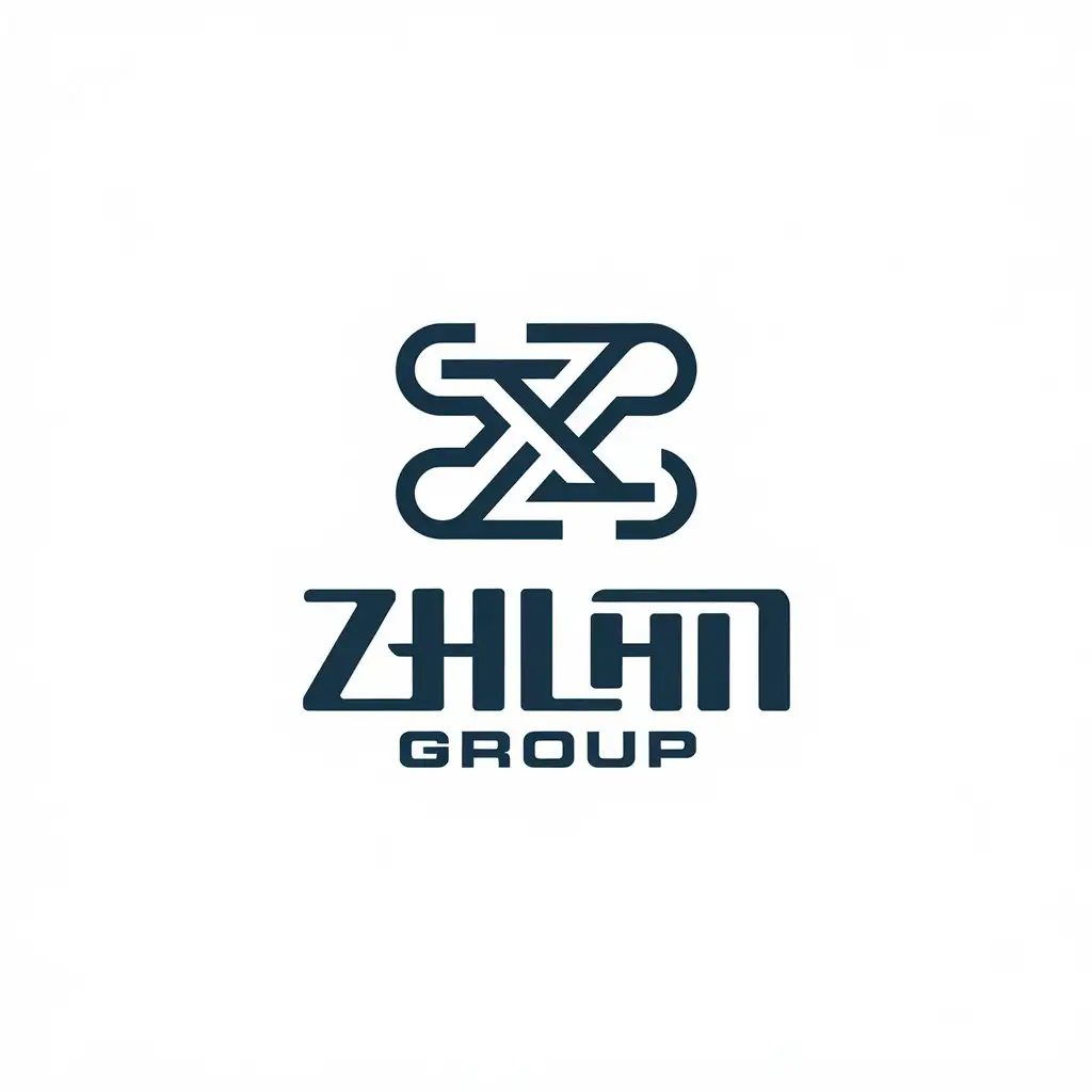 a vector logo design,with the text "Zhilian group", main symbol:network,complex,be used in Internet industry,clear background