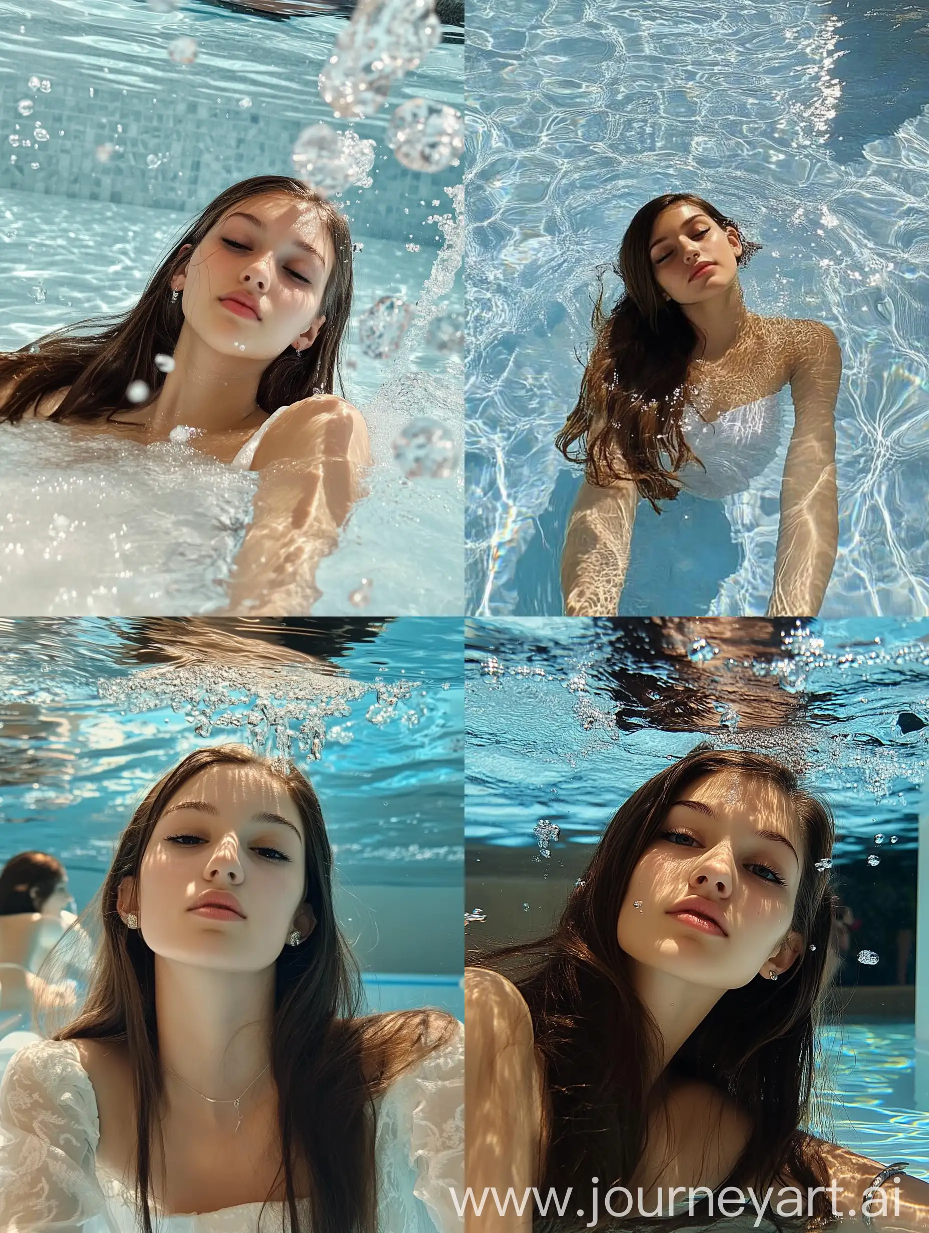 Girl-Swimming-in-a-Pool