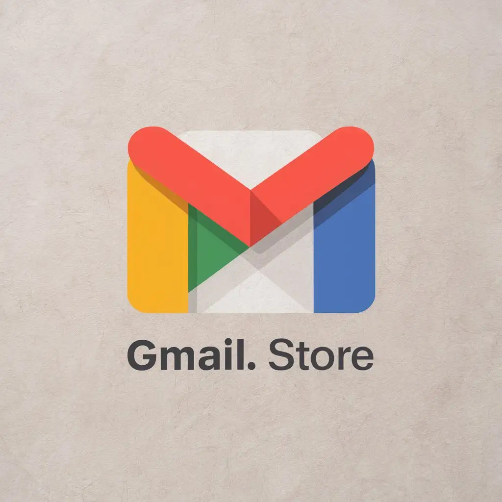 a vector logo design,with the text "gmail store", main symbol:Gmail,Moderate,clear background