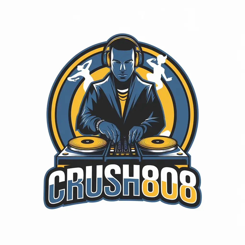 LOGO-Design-for-CRUSH808-Hip-Hop-Dance-Fusion-with-Vibrant-Club-Vibe