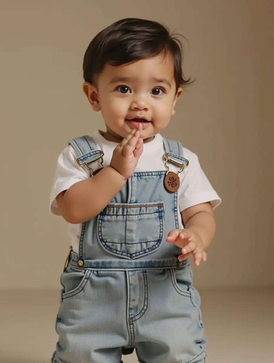 Cute baby boy doing modeling 15 seconds video