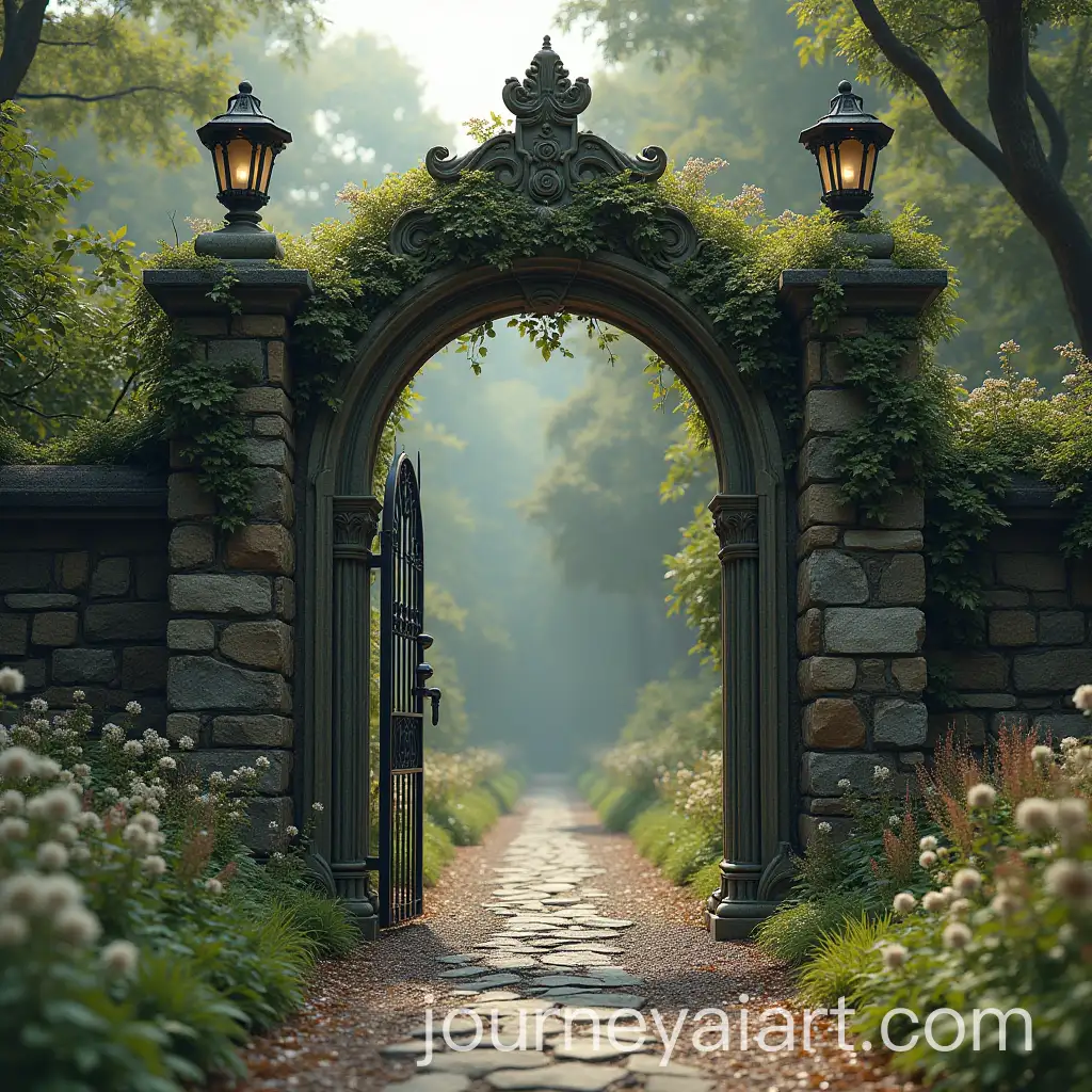 Realistic-3D-Gate-Frame-Inspired-by-Alice-in-Wonderland