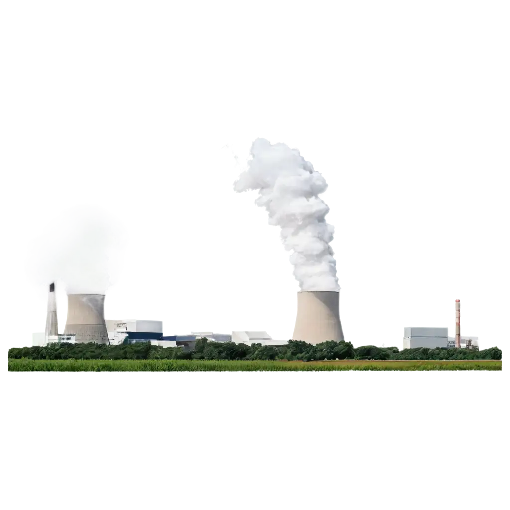 HighResolution-PNG-Image-of-Nuclear-Energy-Plants-with-Smoke-for-Digital-Use