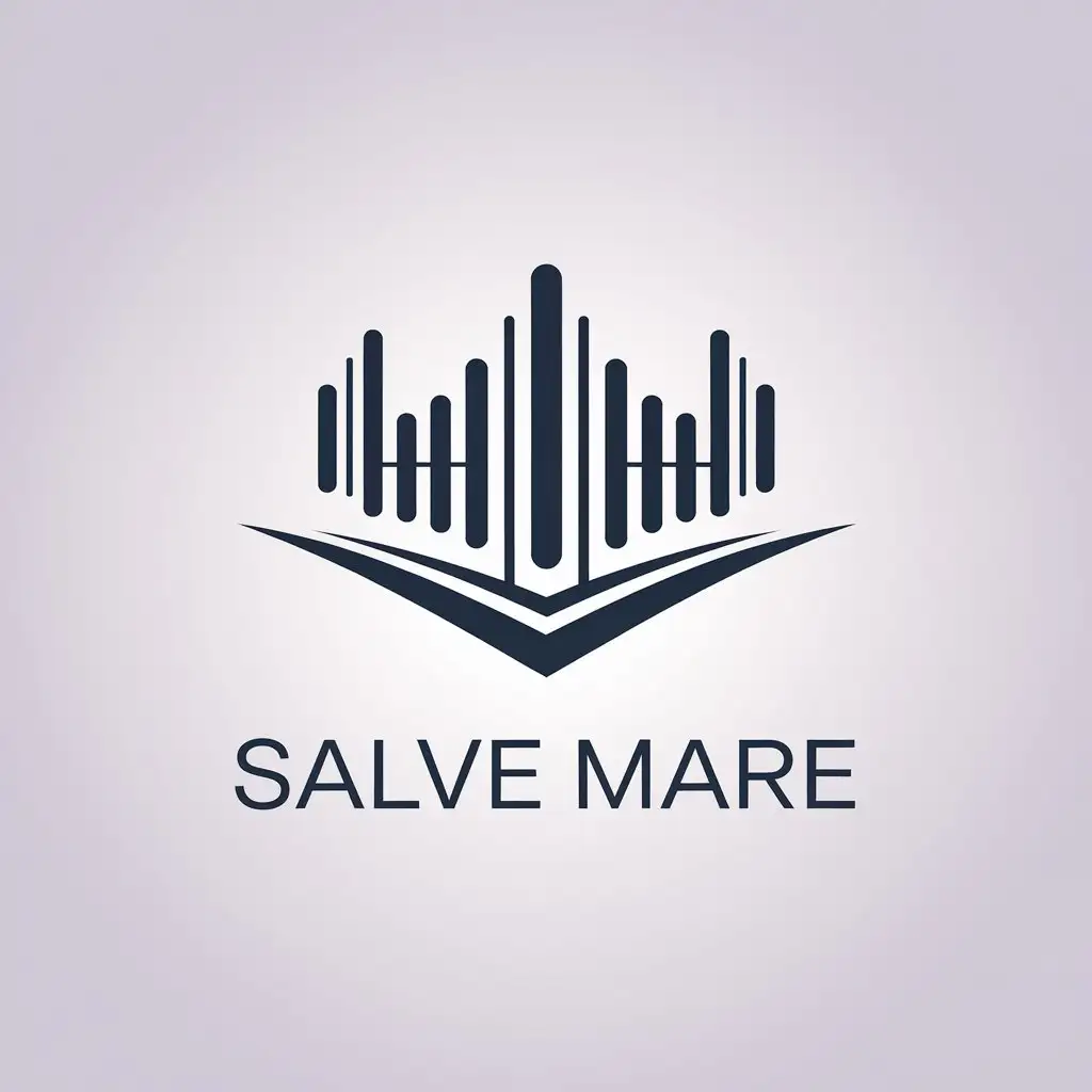 LOGO Design for Salve Mare Minimalistic Organ Symbol for Education Industry with Custom Font