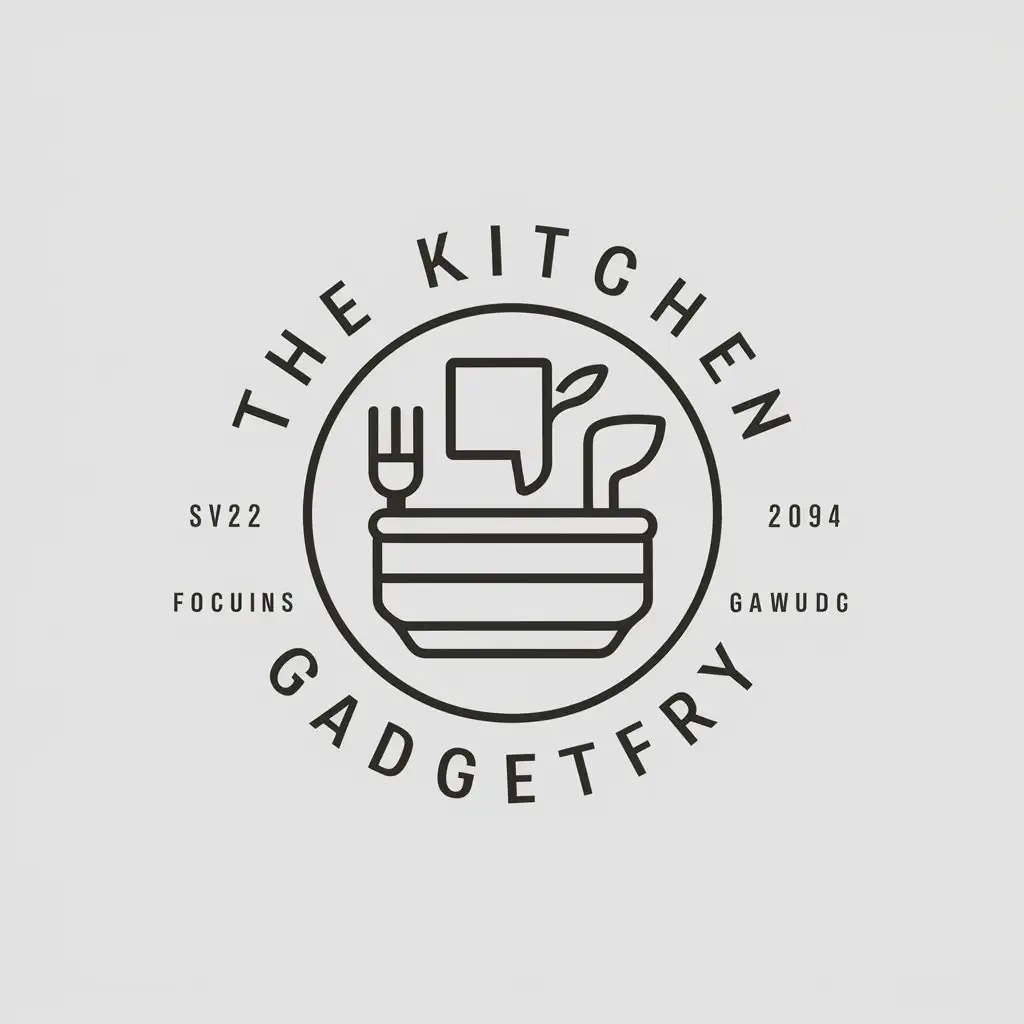 LOGO Design For The Kitchen Gadgetry Modern Online Shopping Store Emblem