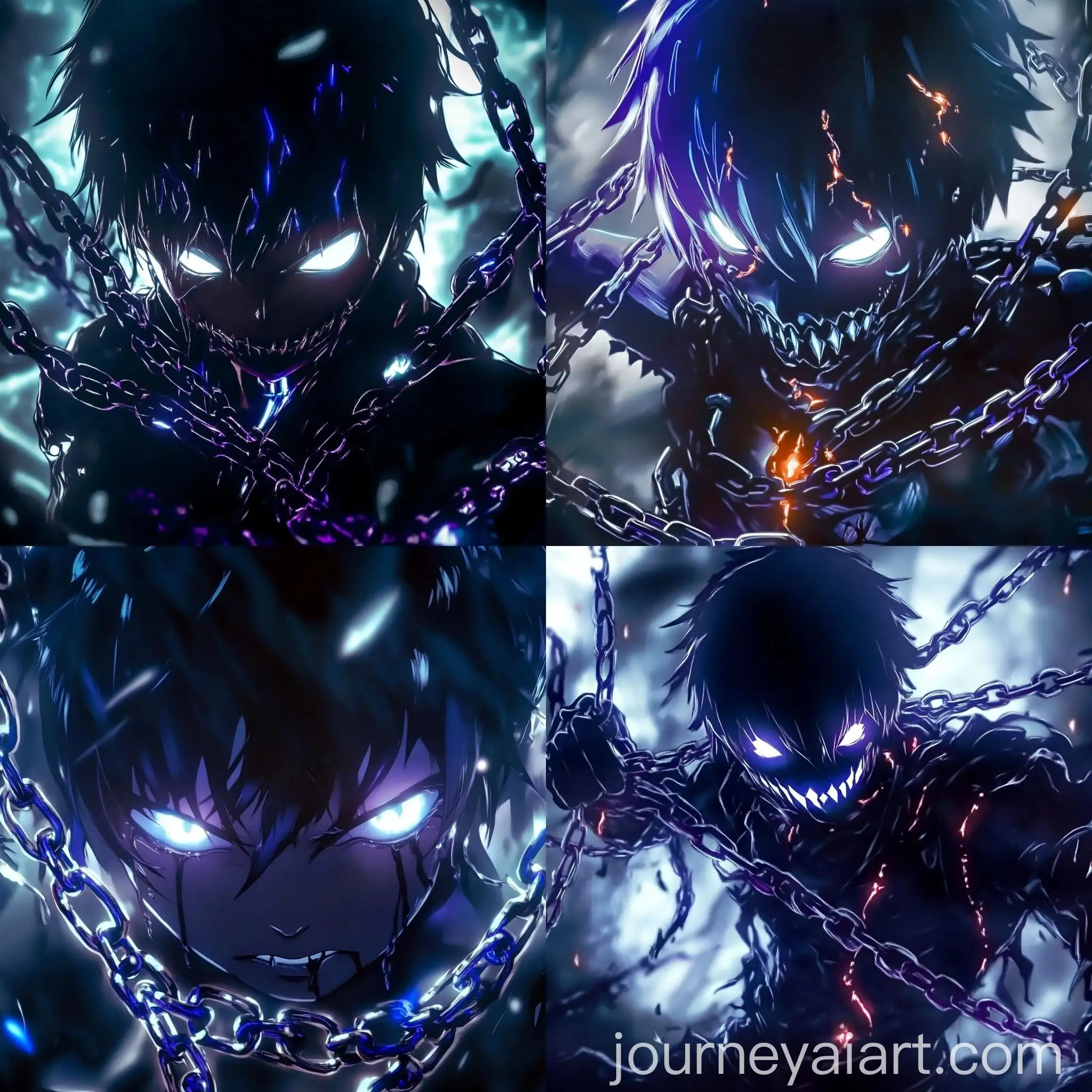 Anime-Character-in-Intense-Monster-Close-Pose-with-Glowing-White-Eyes