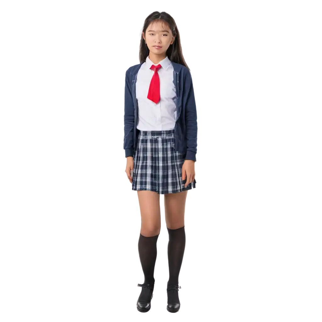 HighQuality-PNG-Image-of-a-15YearOld-East-Asian-School-Girl-for-Versatile-Usage