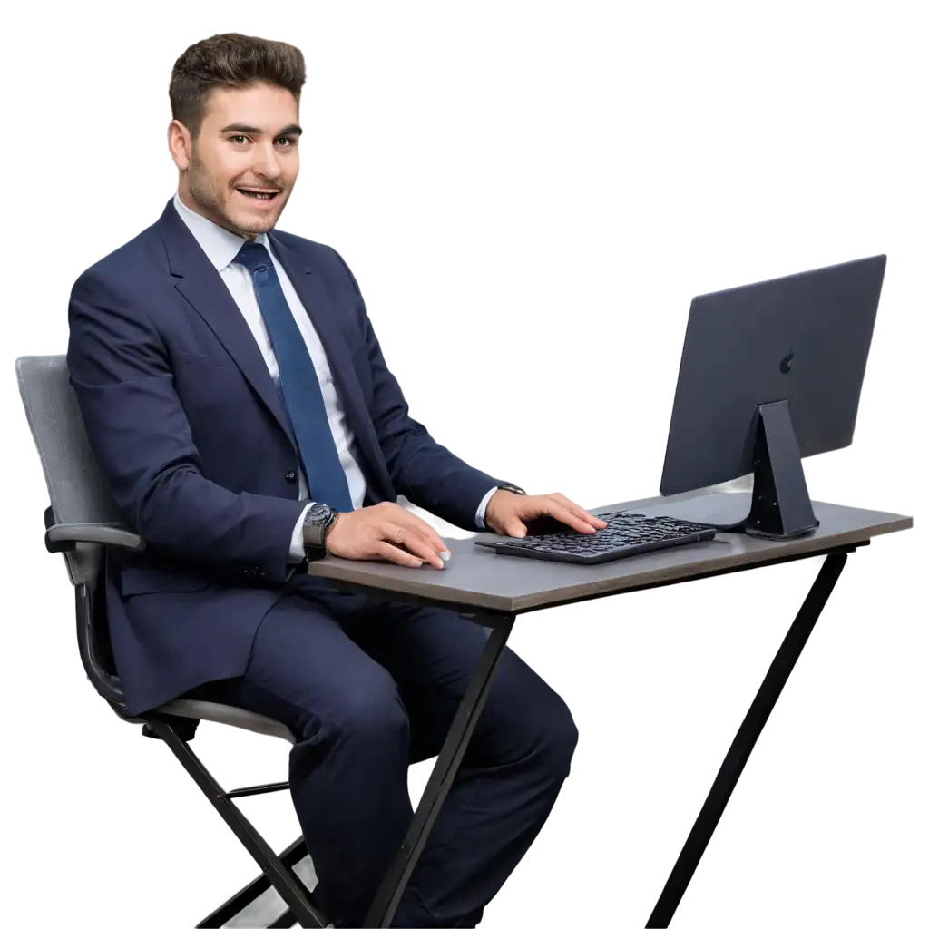 PNG-Image-of-a-Computer-Working-as-an-Accountant-AIGenerated-Illustration