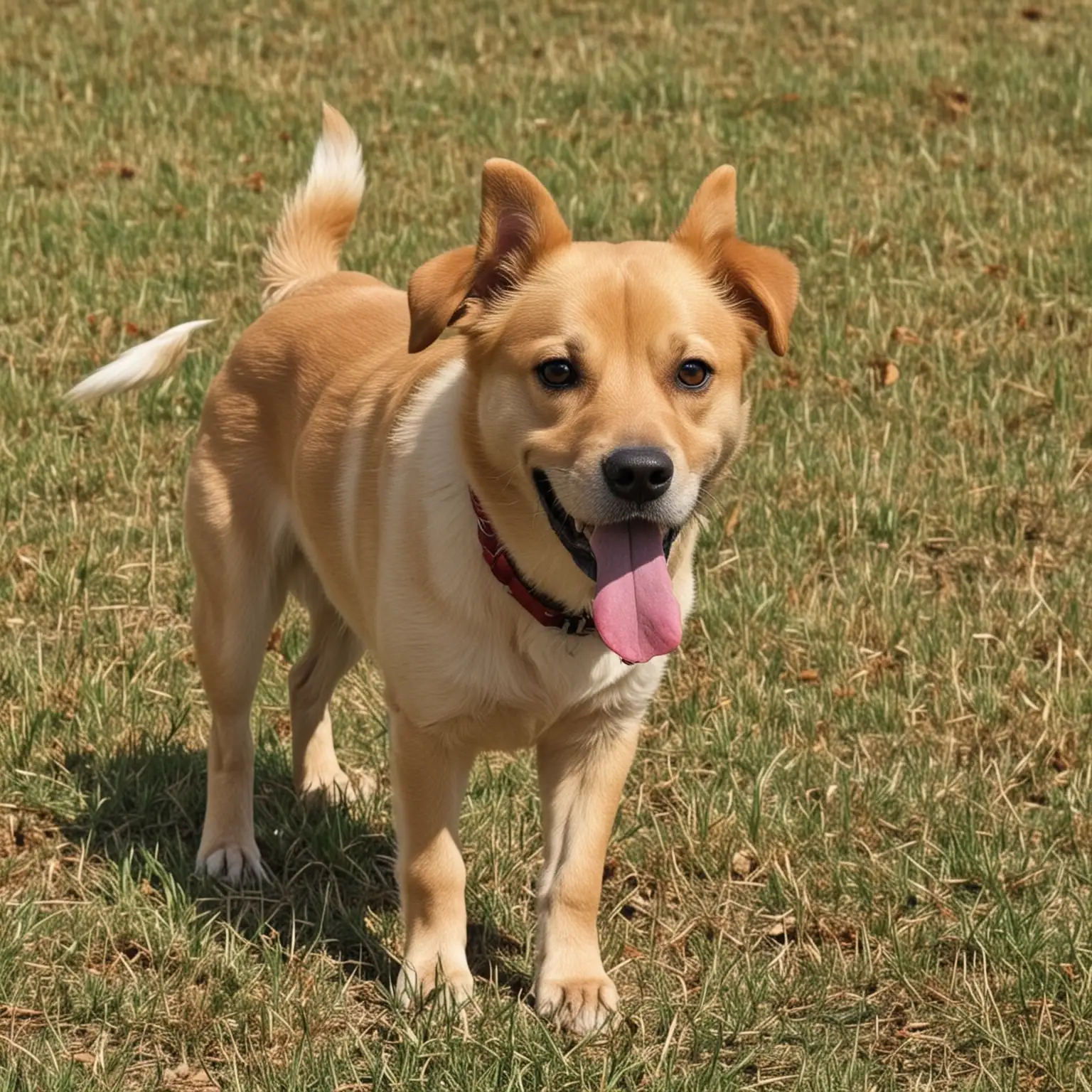 Playful-Golden-Retriever-Fetching-a-Frisbee-in-a-Sunny-Park