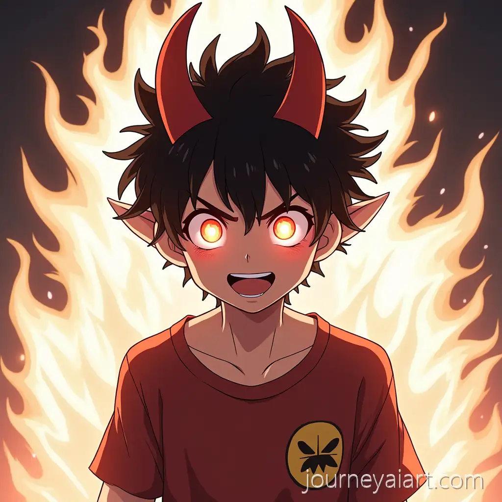 EnergetEnergetic-anime-demon-boyic-Anime-Demon-Boy-with-Glowing-Eyes-and-White-Flames-Background