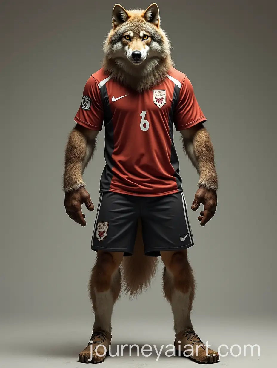 Wolf-Soccer-Player-in-Action-Brown-Fur-Uniform-and-Athletic-Pose