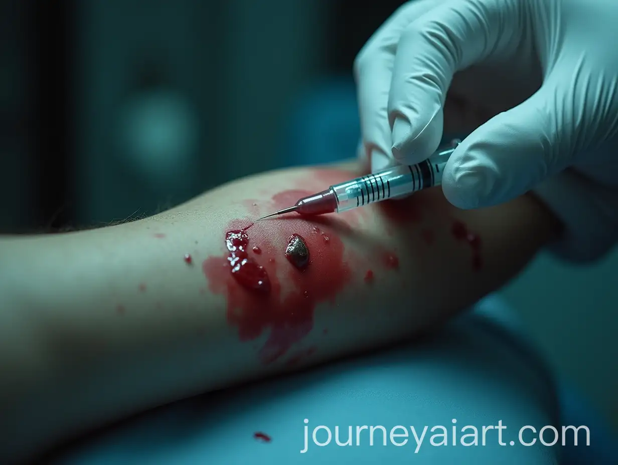 Futuristic-Injection-of-a-Bloodied-Human-Arm