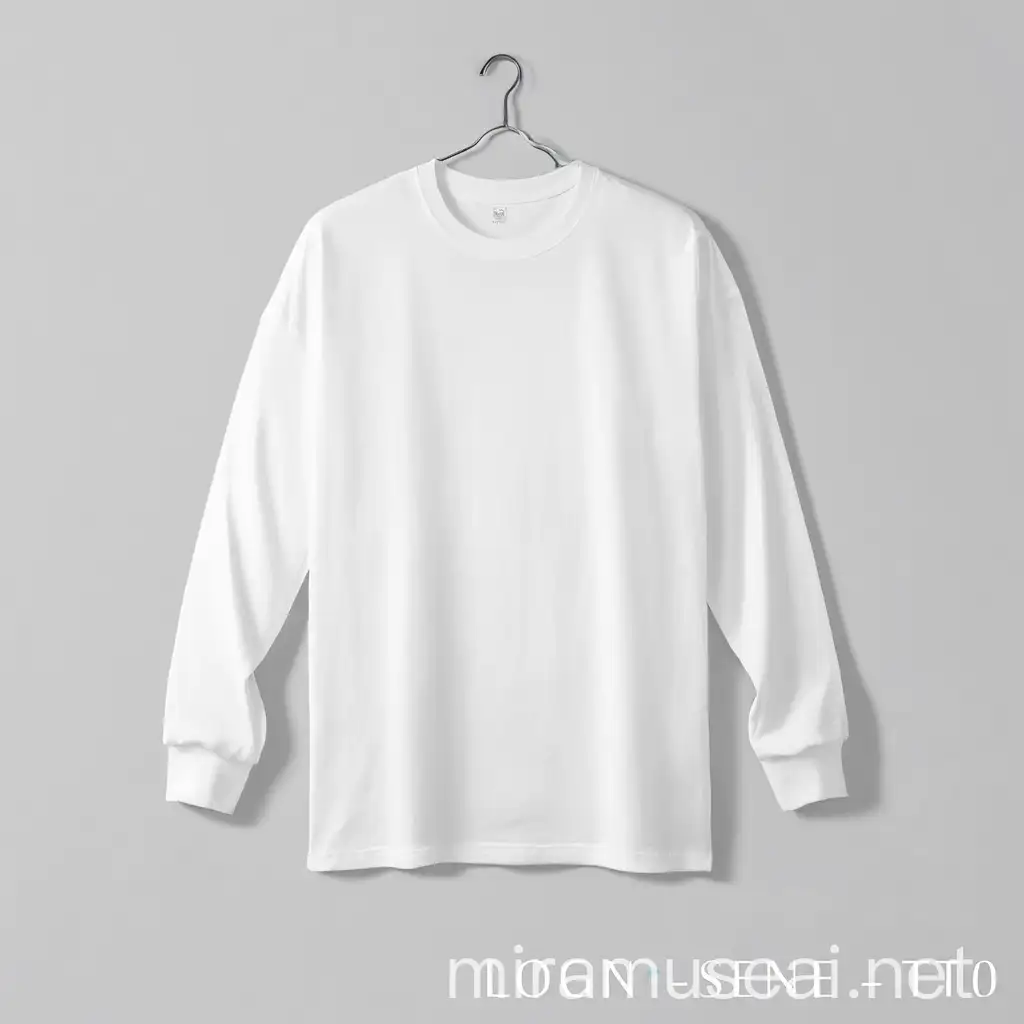 Trendy Minimalist White LongSleeved TShirt in Casual Fashion