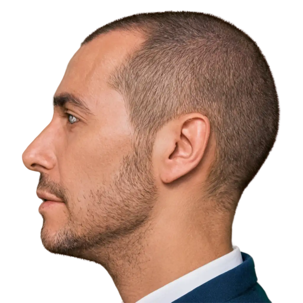 Side-View-of-a-Mans-Face-in-HighQuality-PNG-Format