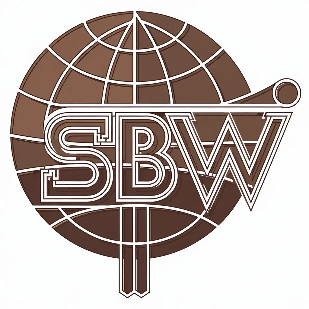 LOGO Design for SBW Import Export Commerce General with Travel Industry Theme