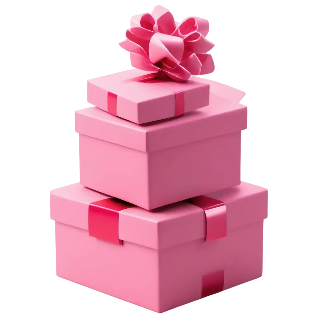 Bright-Dreamy-Pink-Gift-Box-PNG-Image-Perfect-for-HighQuality-Visuals