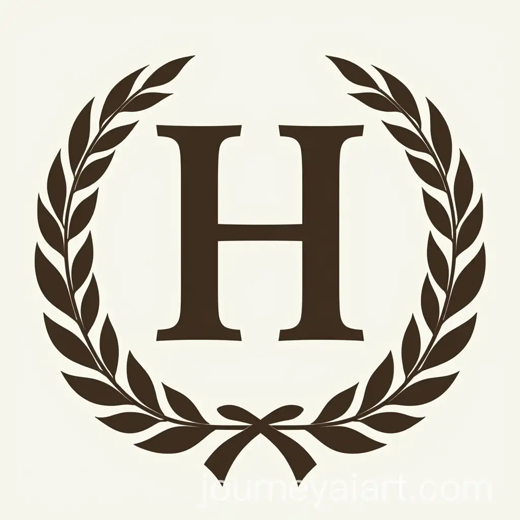 Company-Logo-with-Boxplot-and-Roman-Wreath-Incorporating-Letter-H