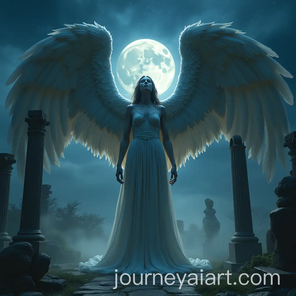 Ethereal-Fallen-Angel-Amidst-Ancient-Ruins
