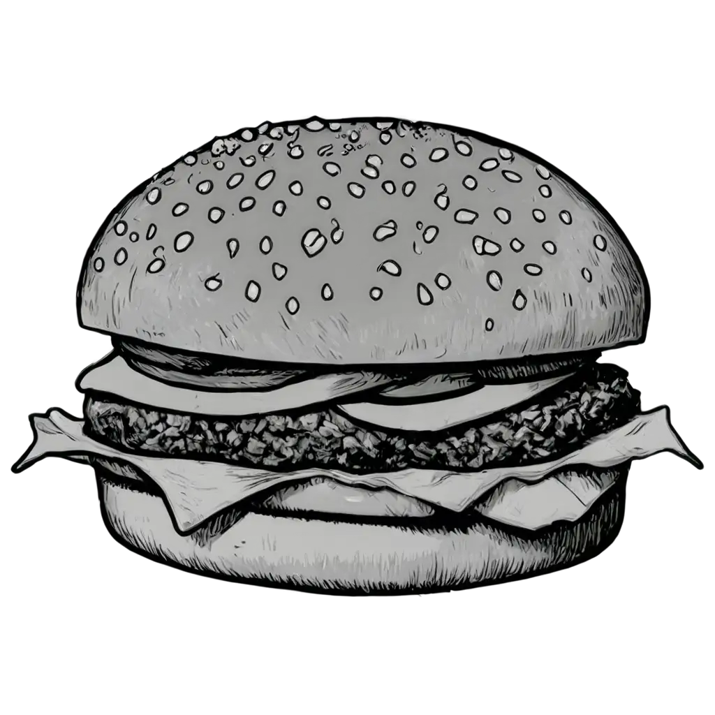 HighQuality-Burger-Sketch-PNG-for-Creative-Projects