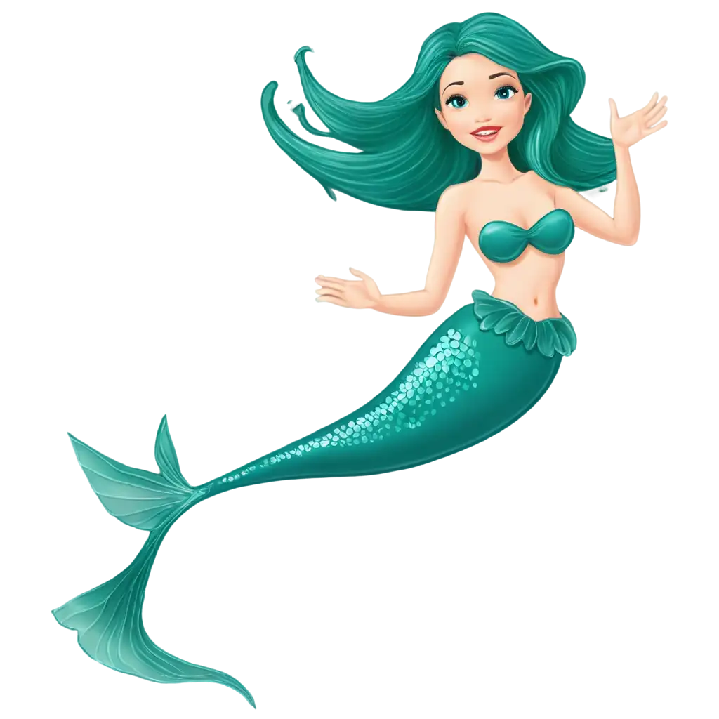 Vector-Mermaid-PNG-Enchanting-Illustration-for-Digital-Art-and-Storytelling