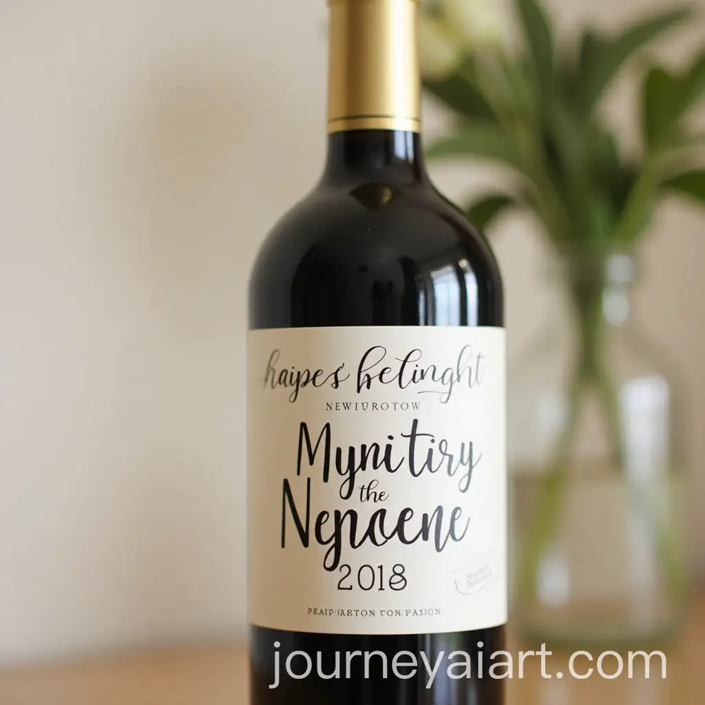 Personalized-Wine-Bottle-Label-Celebrating-a-New-Nephews-Birth