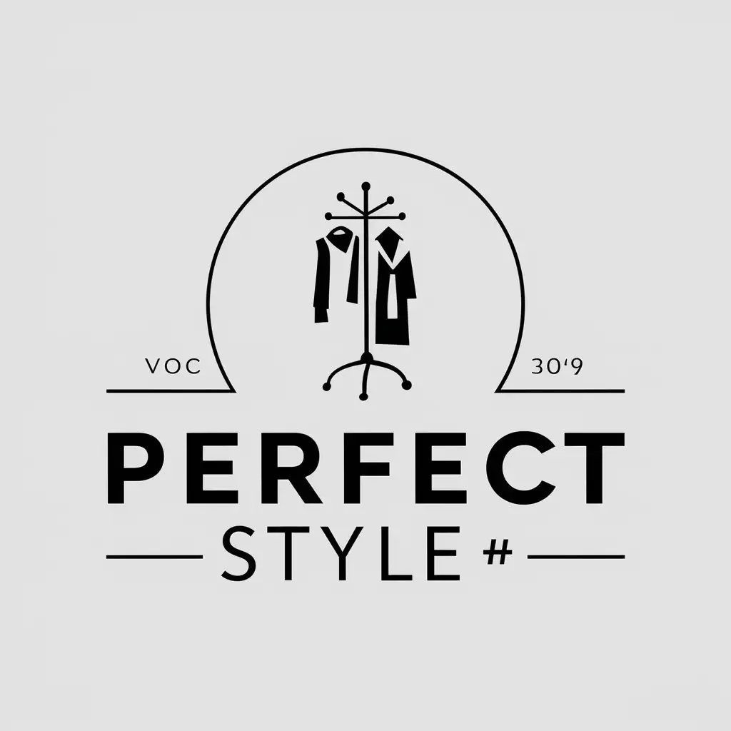 LOGO-Design-for-Perfect-Style-Coat-Rack-Symbol-in-Moderate-Style-for-Retail-Industry