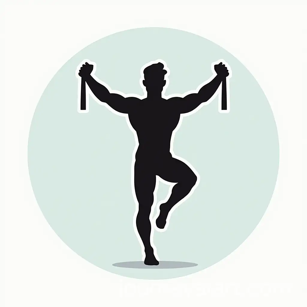 Logo-of-Gymnast-Performing-Muscle-Up-Exercise