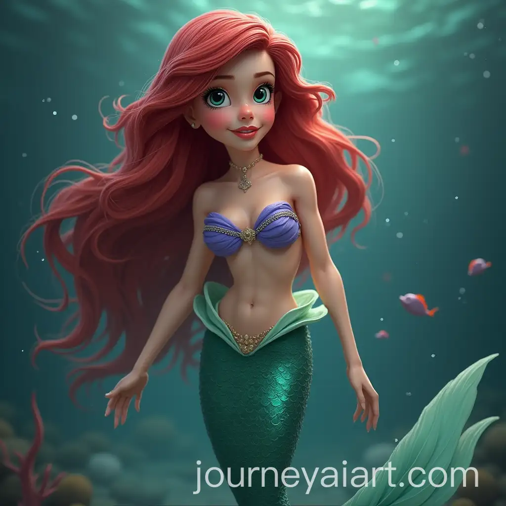 Photorealistic-Ariel-as-The-Little-Mermaid-Princess-in-Real-Life