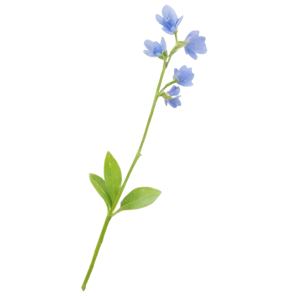 Small-Blue-Flowers-PNG-Image-HighQuality-Floral-Artwork-for-Digital-Use