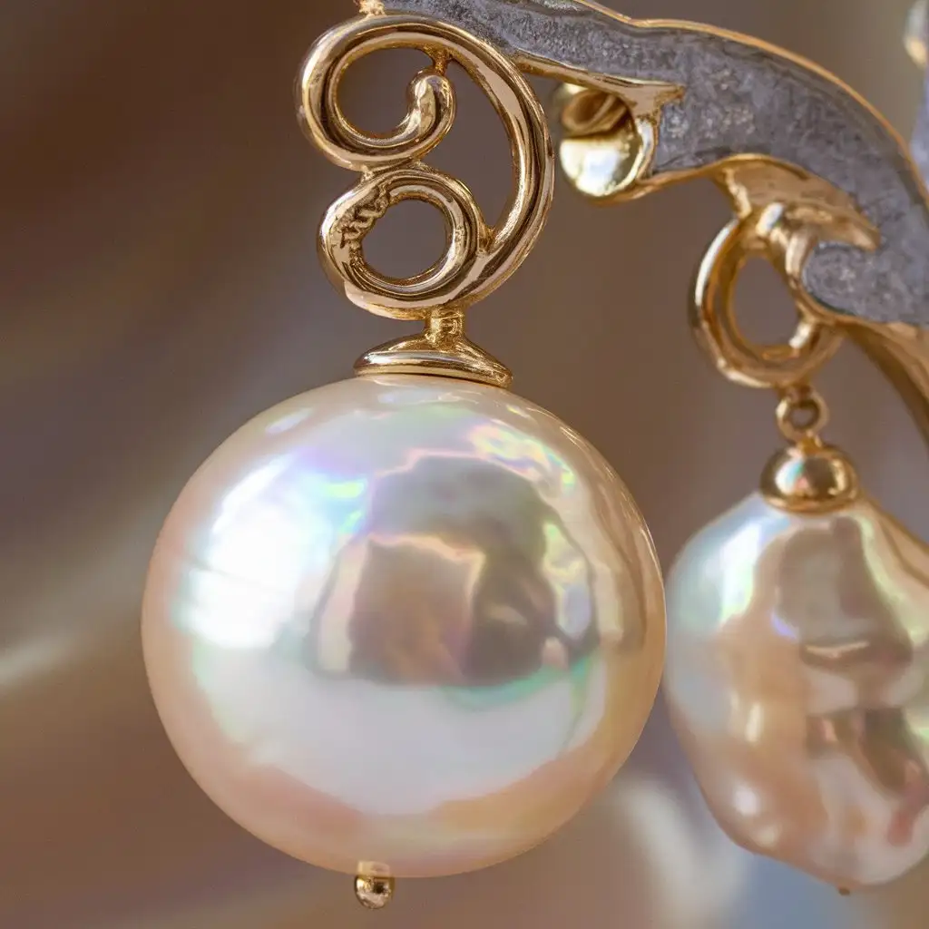 Giant-Pearl-Earring-with-Sparkling-Detail-and-Elegant-Shine