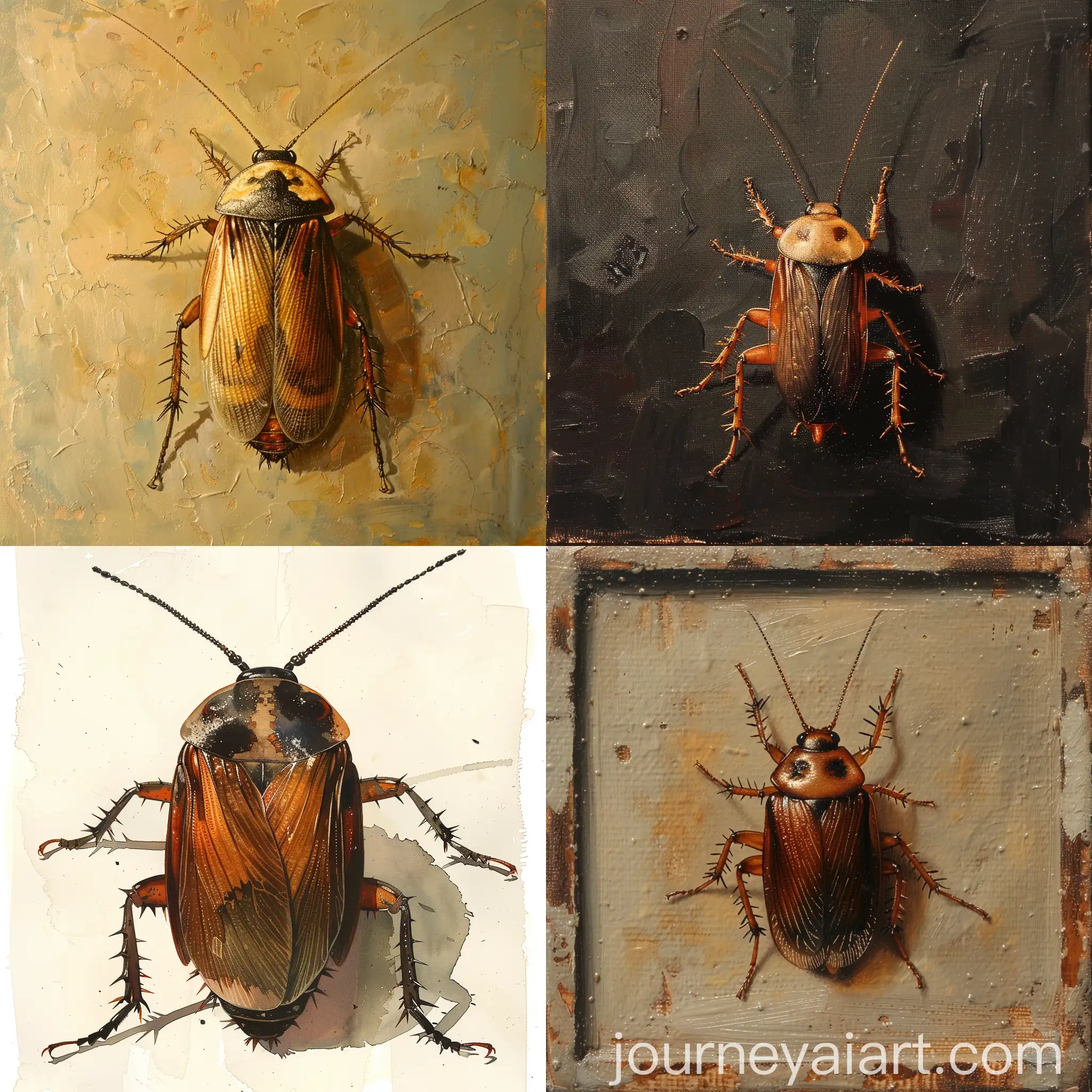 German-Cockroach-on-Wooden-Surface