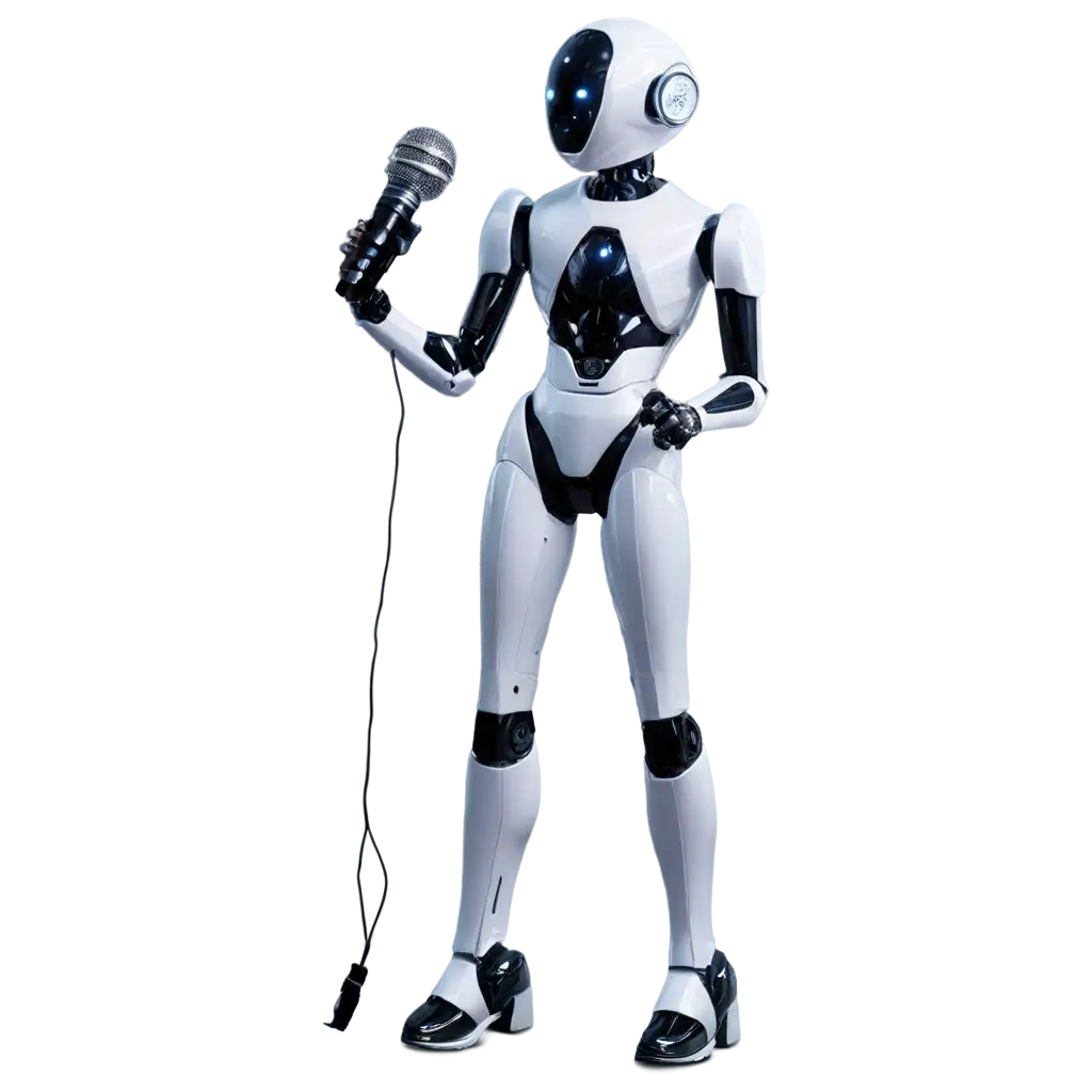 Robot-Singer-PNG-Image-HighQuality-Illustration-for-Digital-Design