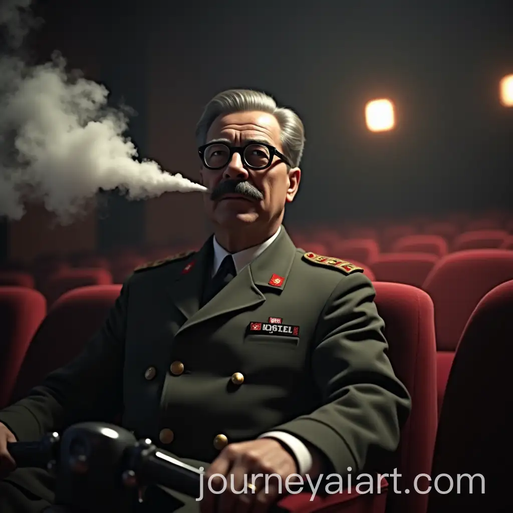 Stalin-Riding-a-Scooter-with-Movie-Theater-Glasses-and-Vaping