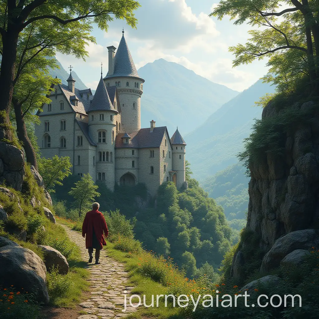 Medieval-Landscape-with-Fantasy-Creatures-and-Dragons