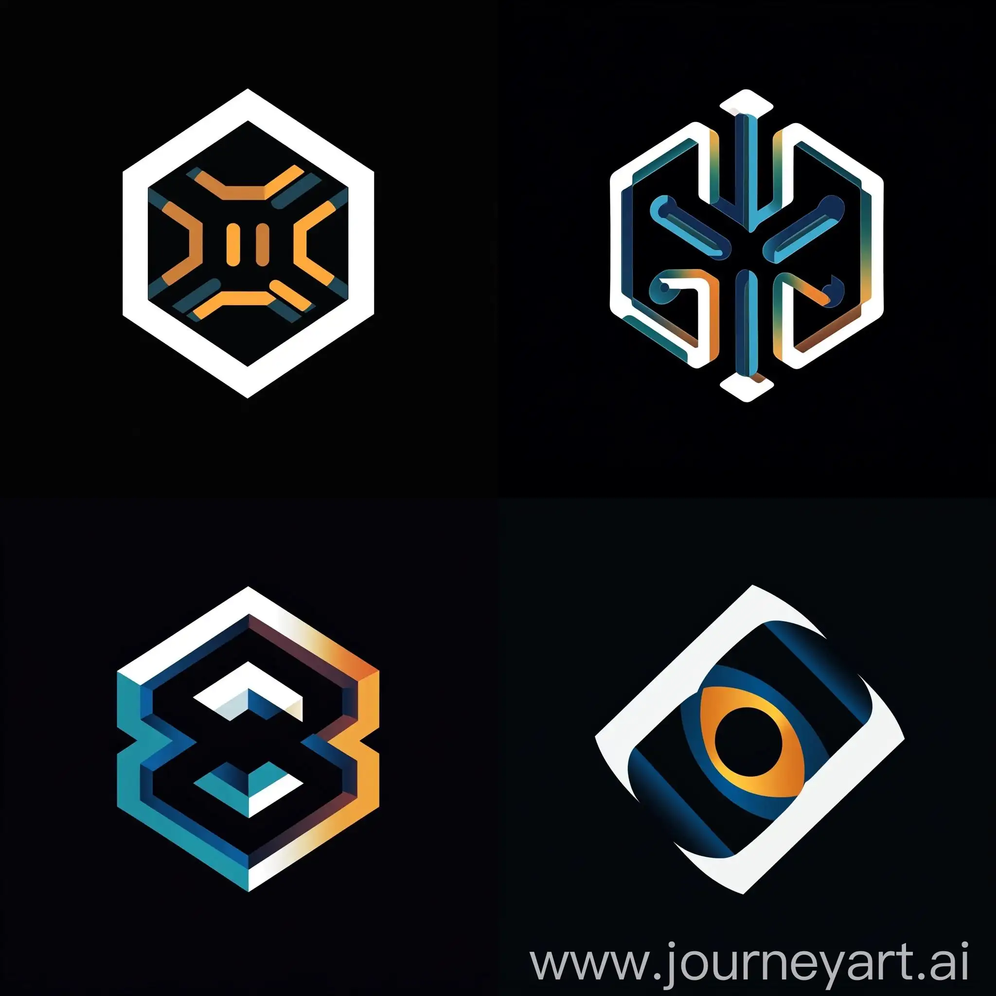 Futuristic-Technological-Logo-Design-with-Dynamic-Lines-and-Vibrant-Colors