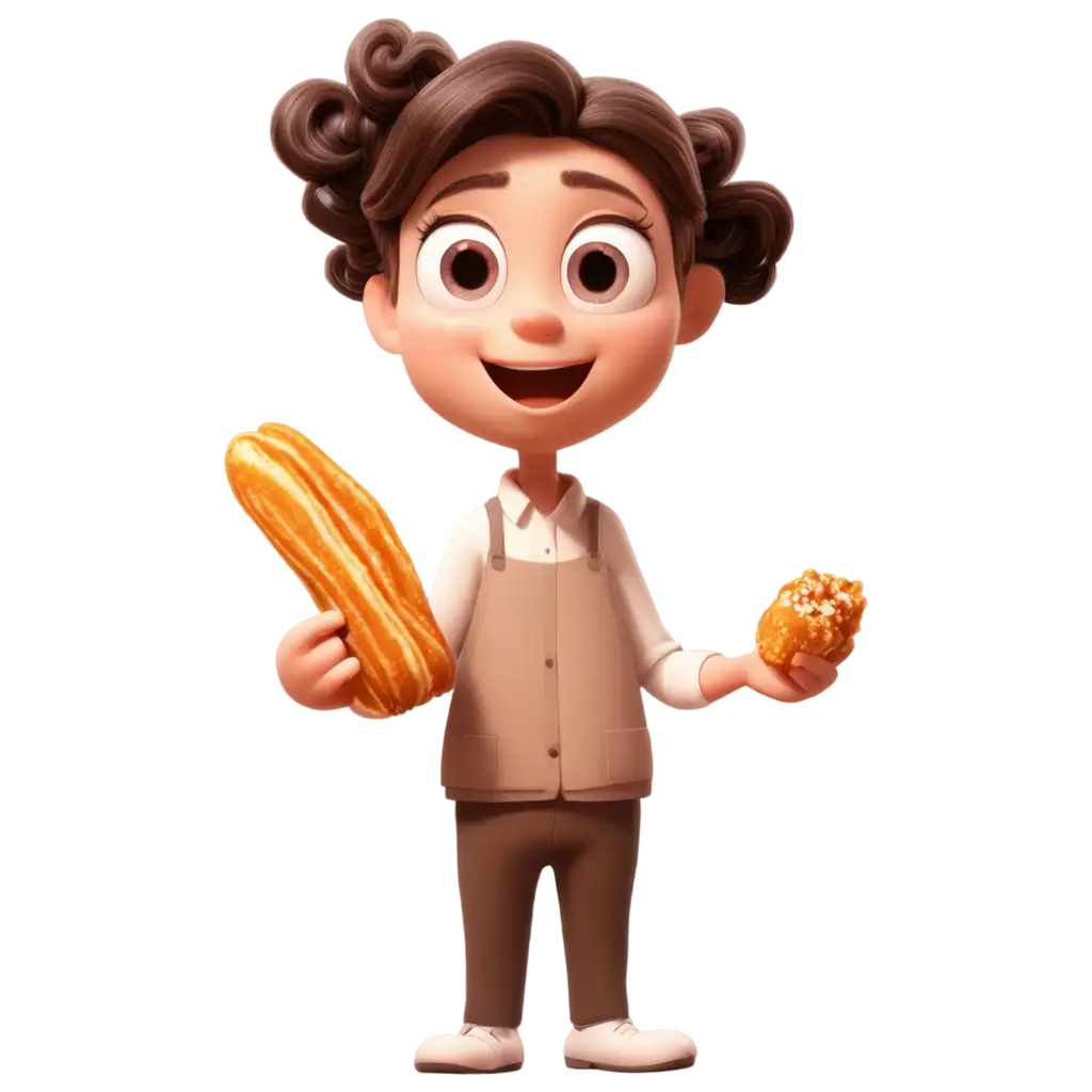 Drawn-Animated-Character-Churros-PNG-Art-Prompt-for-Creative-Illustration