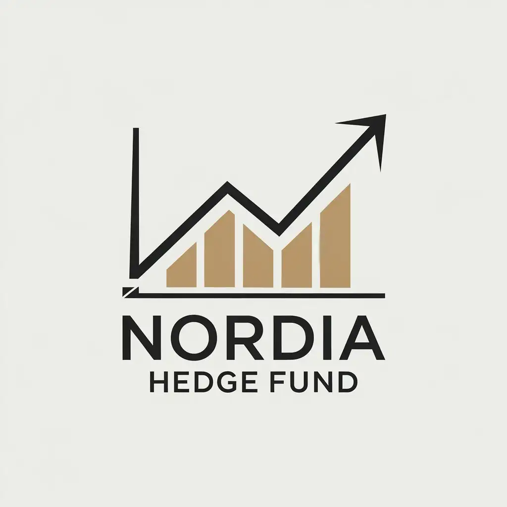 a vector logo design,with the text "nordia hedge fund", main symbol:finance,Moderate,clear background