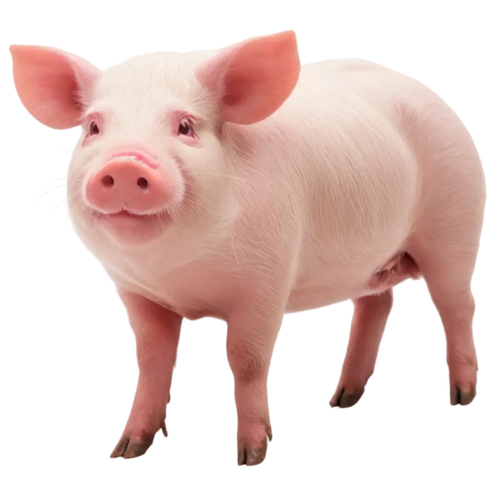 Fregley-The-Pink-Domestic-Pig-PNG-HighQuality-Transparent-Image-for-Versatile-Use