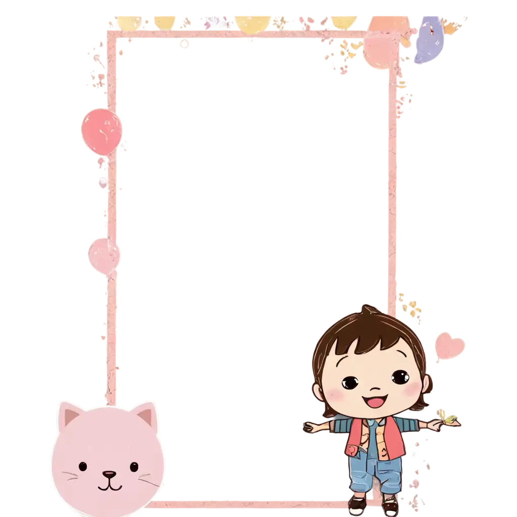 Cute-Cartoon-Border-PNG-for-Various-Creative-Projects