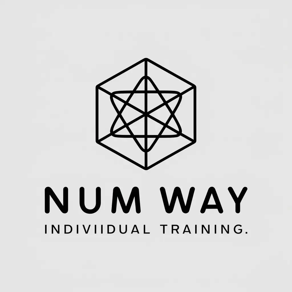 LOGO-Design-For-Num-Way-Individual-Training-with-Fate-Matrix-Symbol