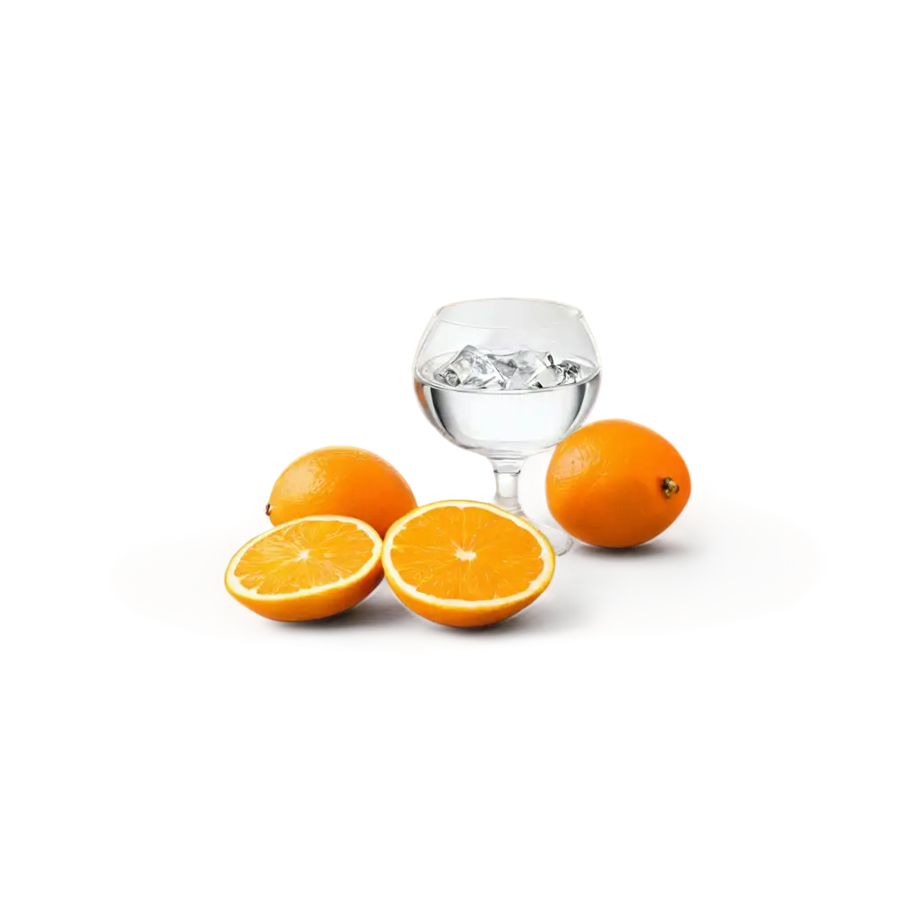 Mango-and-Orange-with-Crystal-Glass-PNG-Image-for-HighQuality-Visual-Use