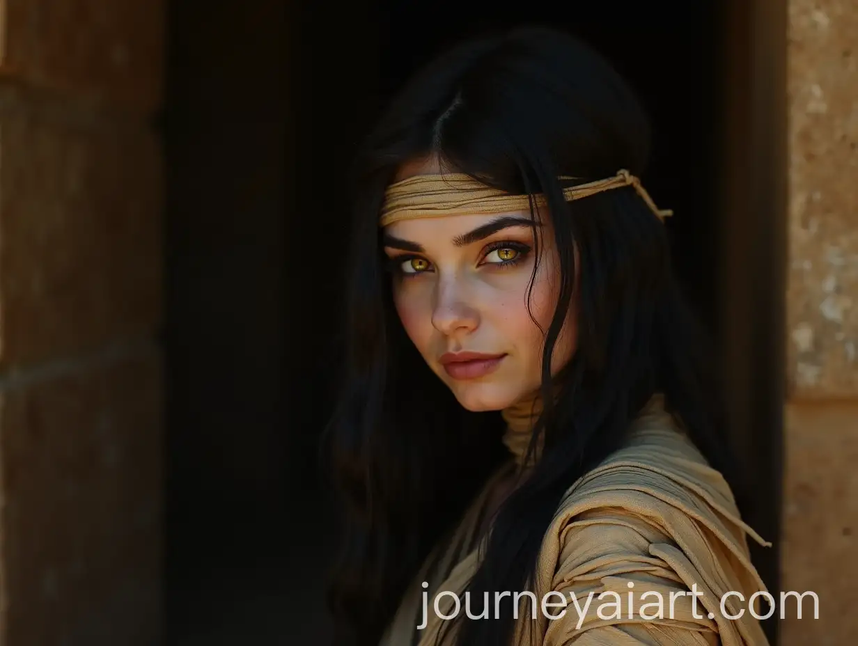 Dark-Fantasy-Portrait-of-a-Smirking-Ancient-Egyptian-Mummy-in-Temple