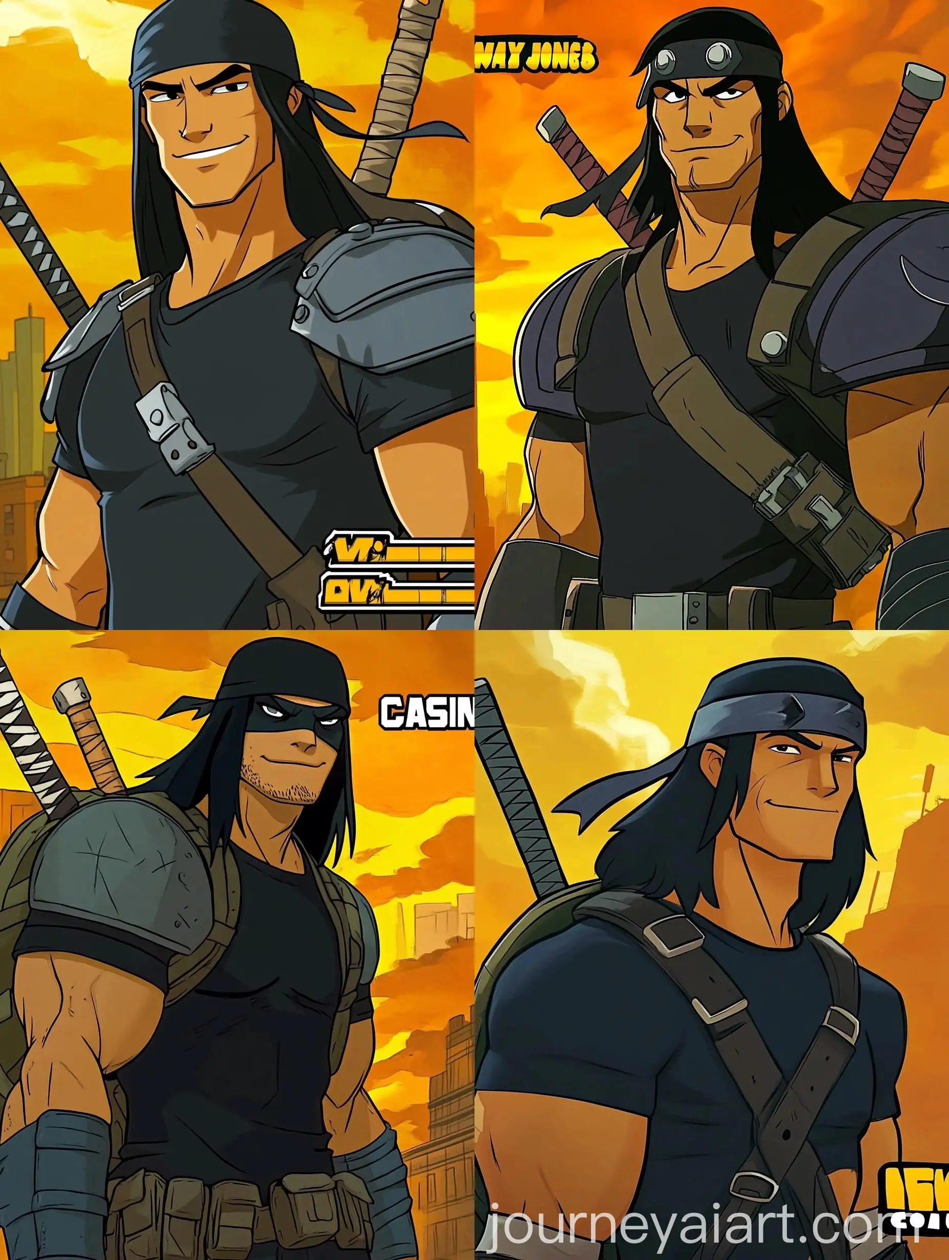 Casey-Jones-Cartoon-Character-Portrait-in-New-York-City