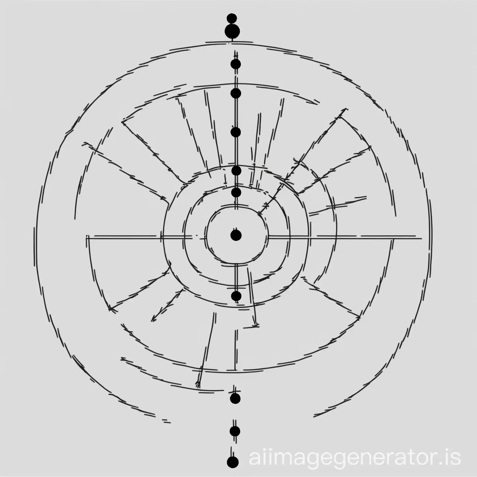 I want something that symbolizes the position control of a system. The background should be transparent and the outline white
