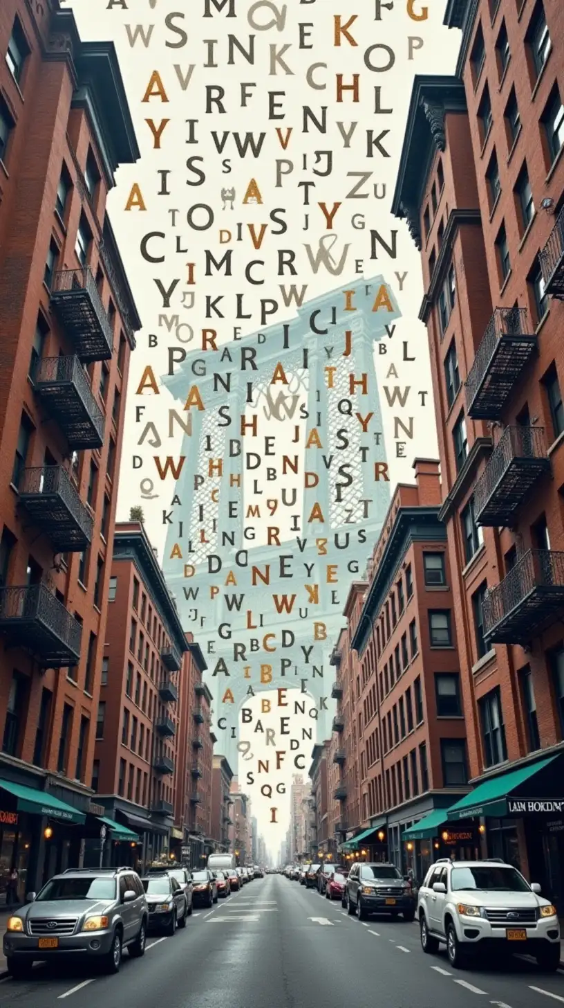 Birds Eye View of a Dynamic BrooklynThemed Word Search