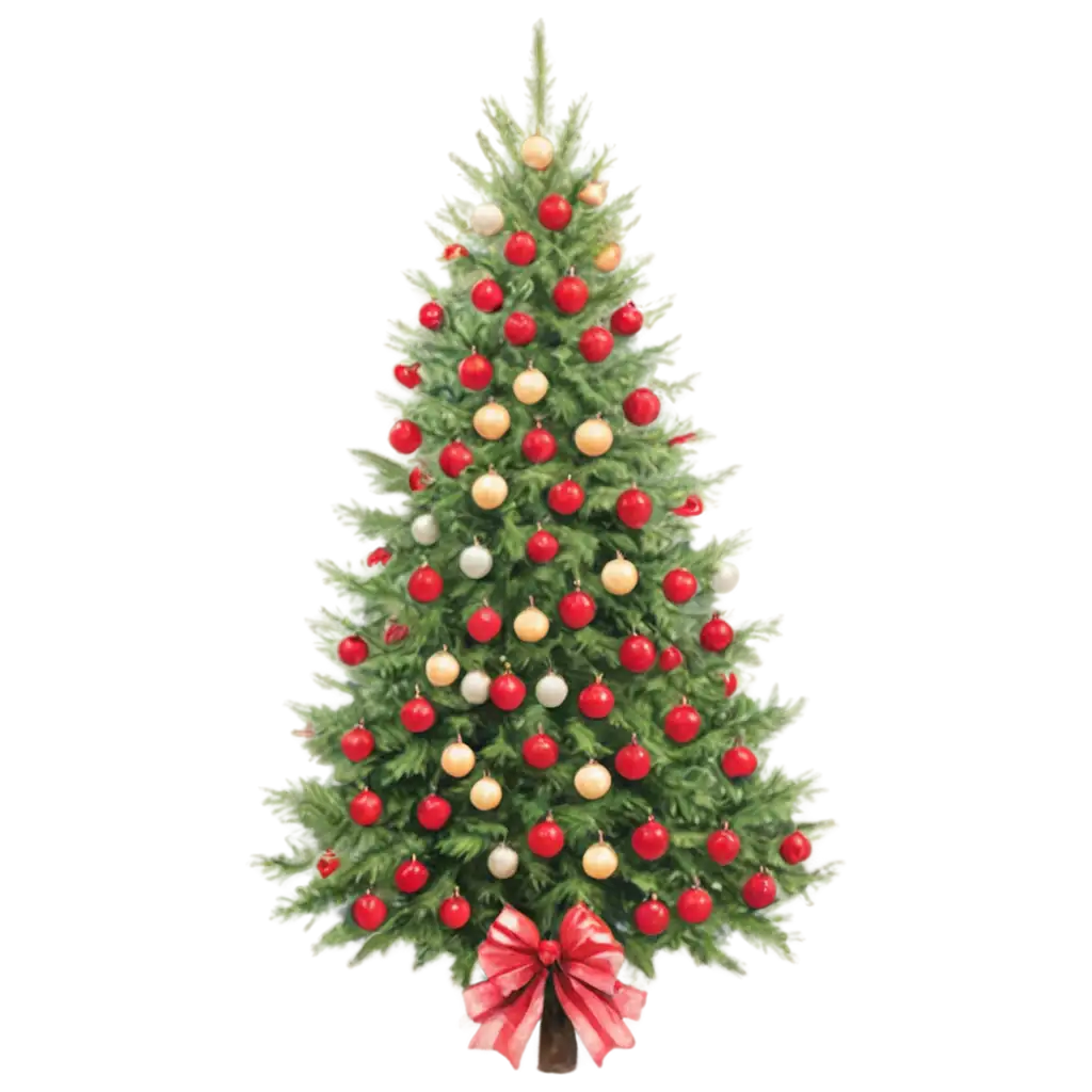 Festively-Decorated-Christmas-Tree-PNG-Image-for-Holiday-Designs