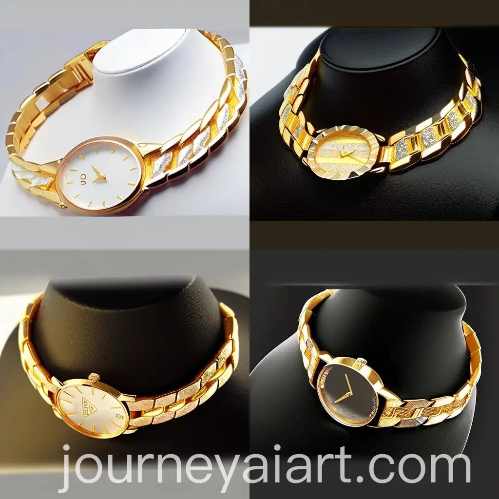 Elegant-Ladies-Gold-Watches-with-ELITE-Logo-on-Dial