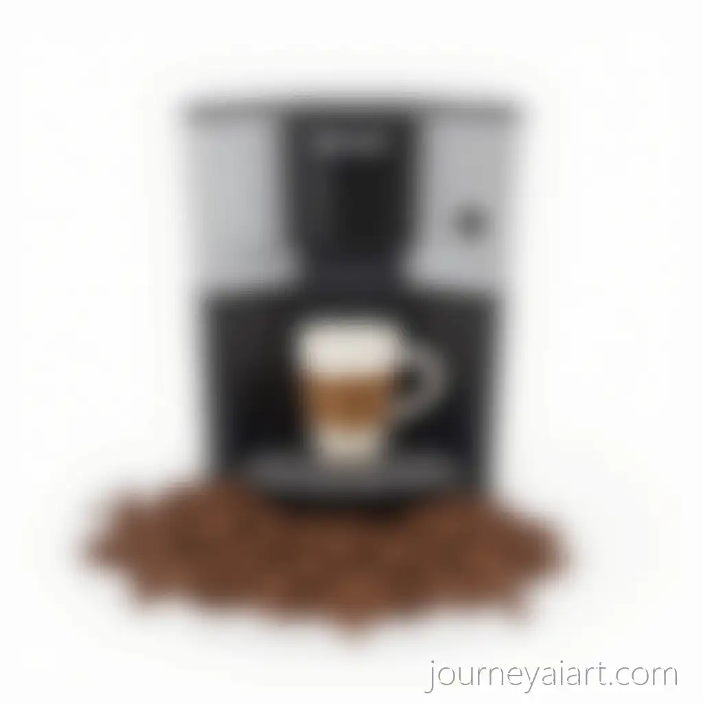 Delonghi-Coffee-MachineCoffee-machine-instructions-Instructions-with-Coffee-Beans-on-White-Background